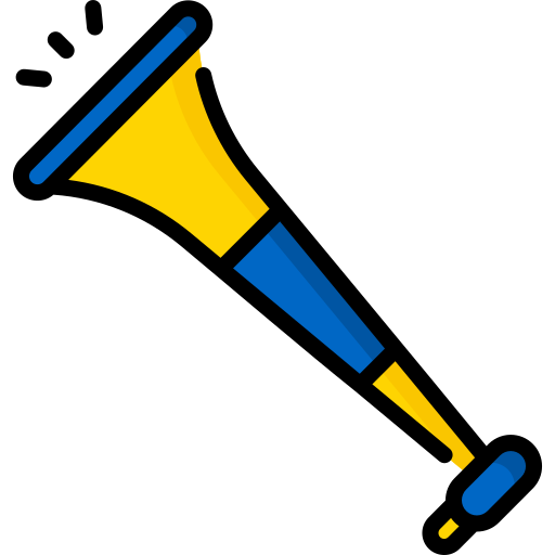 vuvuzela Special Lineal color icono