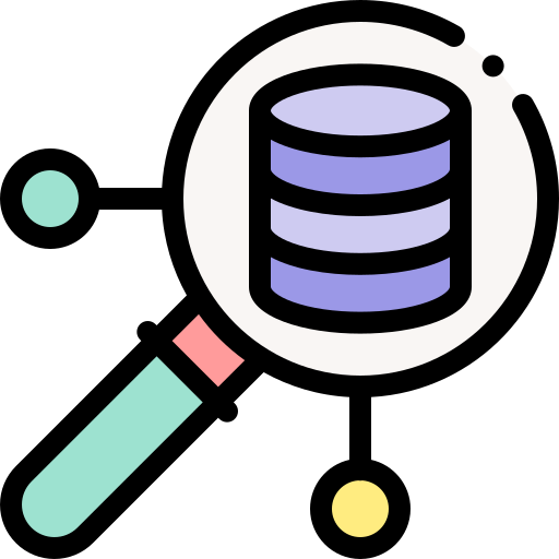 serveur Detailed Rounded Lineal color Icône