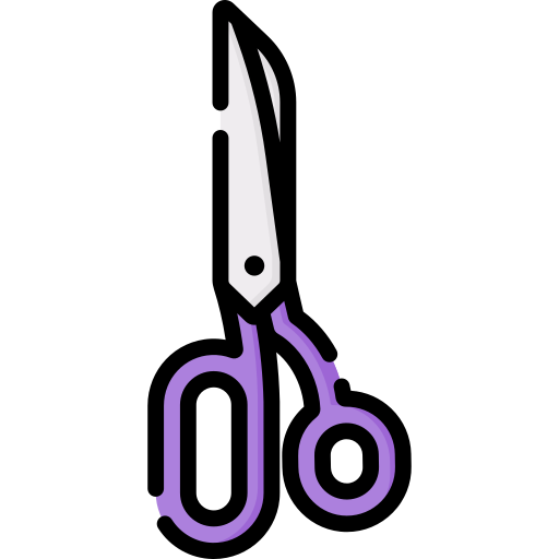 Sewing scissors Special Lineal color icon