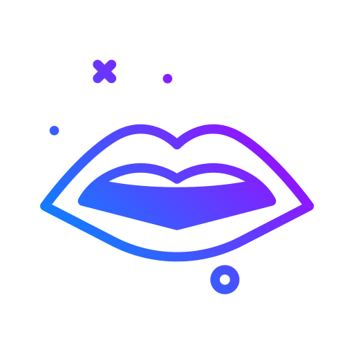 Mouth Generic Gradient icon
