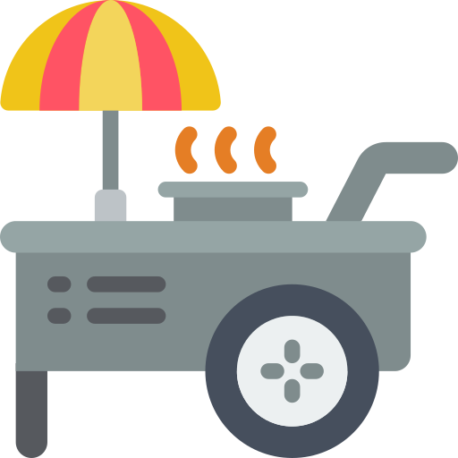 hotdog Basic Miscellany Flat icon