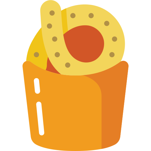 pretzel Basic Miscellany Flat Ícone