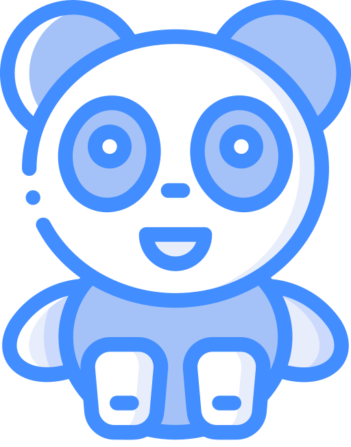 panda Basic Miscellany Blue icona