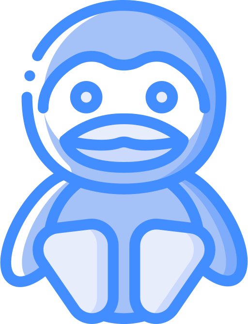 pinguïn Basic Miscellany Blue icoon