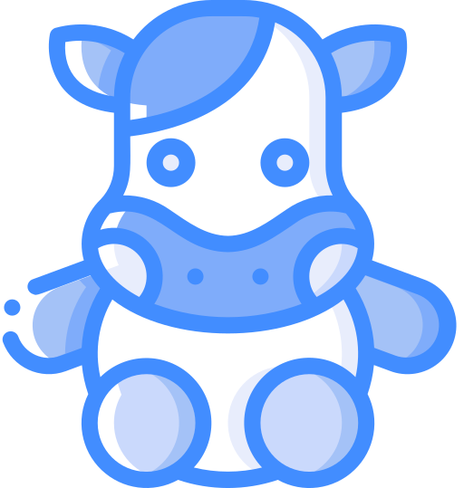 Cow Basic Miscellany Blue icon