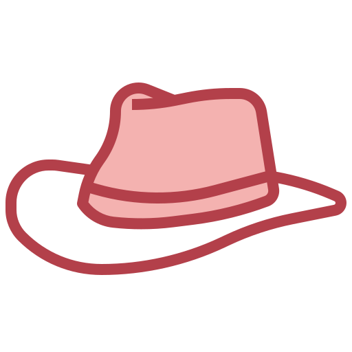 Cowboy hat Surang Red icon