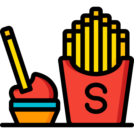 Fries Basic Miscellany Lineal Color icon