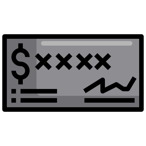cheque Surang Lineal Color icono