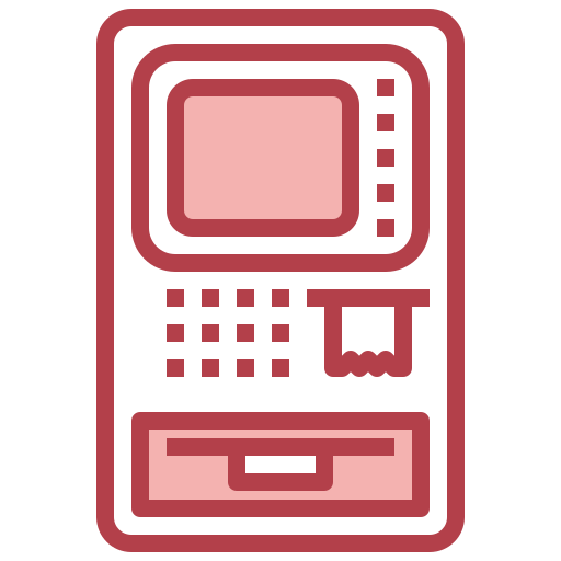 Cash machine Surang Red icon