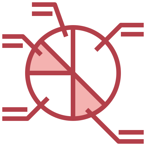 kuchendiagramm Surang Red icon