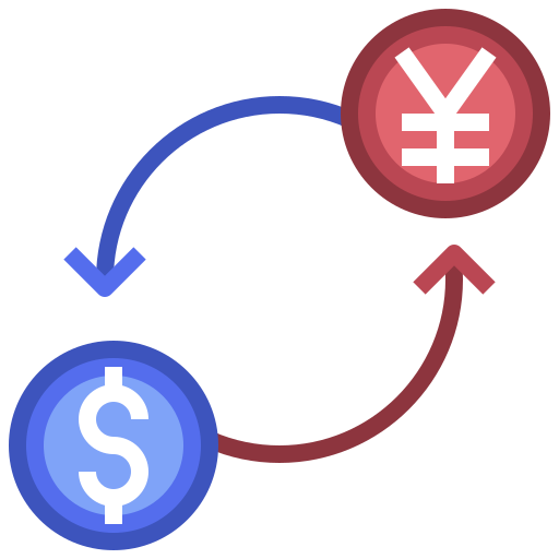Currency exchange Surang Flat icon