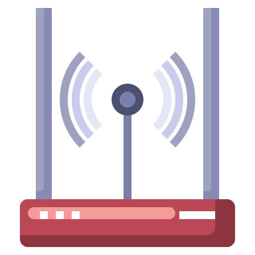 wlan router Surang Flat icon