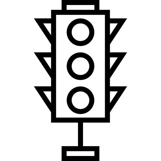 信号機 Maxim Flat Lineal icon