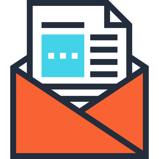 Email Maxim Flat Two Tone Linear colors icon
