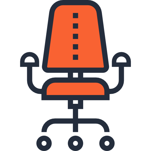 krzesło biurowe Maxim Flat Two Tone Linear colors ikona
