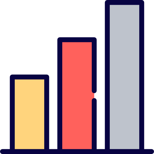 Bar chart Special Lineal color icon