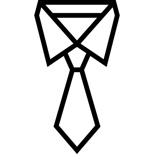 cravate Maxim Flat Lineal Icône