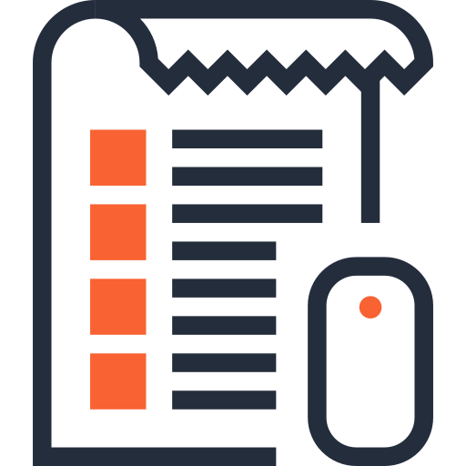 請求書 Maxim Flat Two Tone Linear colors icon