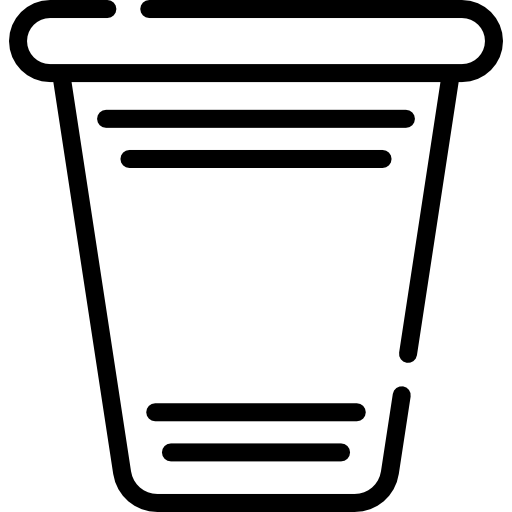 vaso de plástico Special Lineal icono