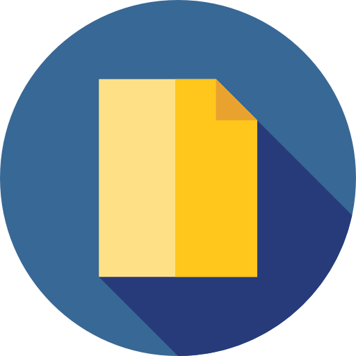 파일 Flat Circular Flat icon