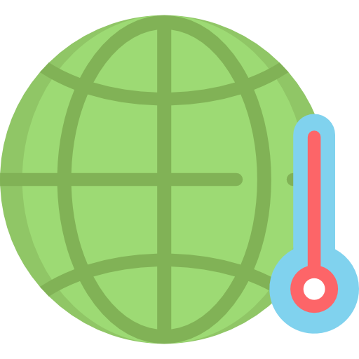 le réchauffement climatique Special Flat Icône