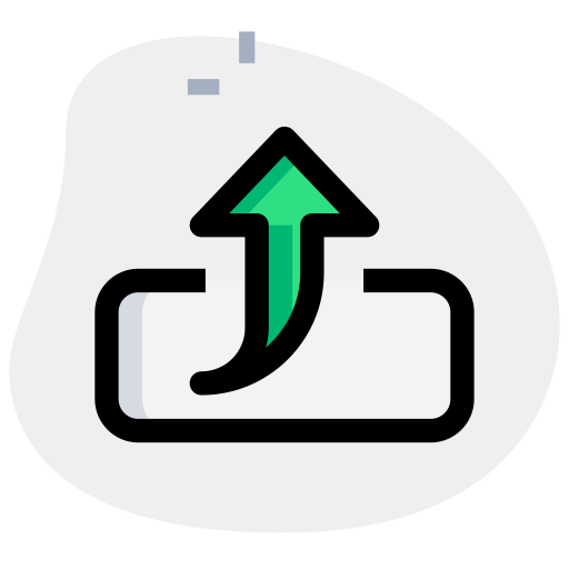 Up arrow Generic Rounded Shapes icon