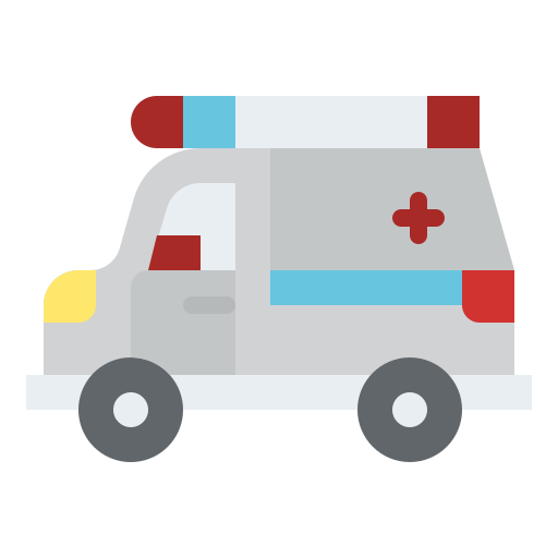ambulance Iconixar Flat icoon