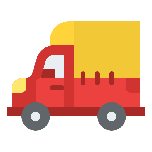 Delivery truck Iconixar Flat icon