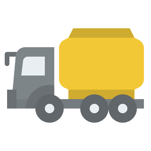 camion dell'olio Iconixar Flat icona