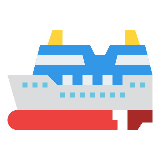 schip Iconixar Flat icoon