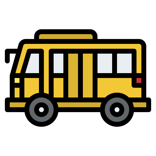 autobús Iconixar Lineal Color icono