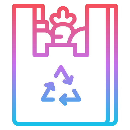 reciclar Iconixar Gradient icono