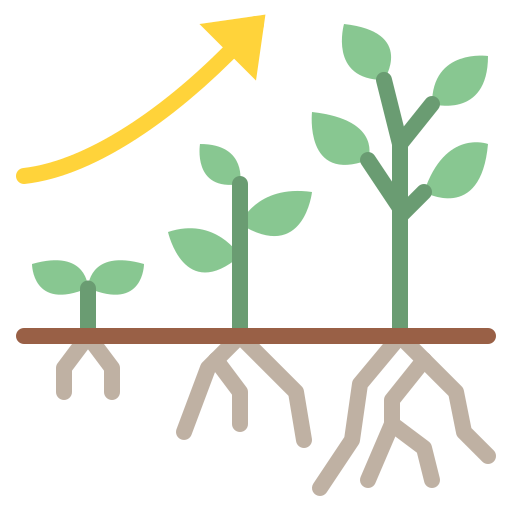 植物の成長 Iconixar Flat icon