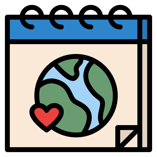Earth day Iconixar Lineal Color icon