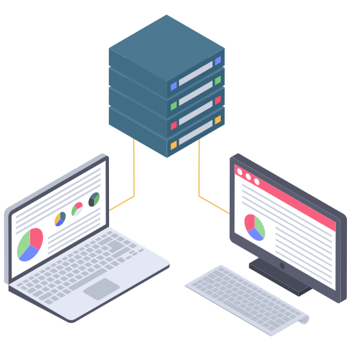 web hosting Generic Isometric icona