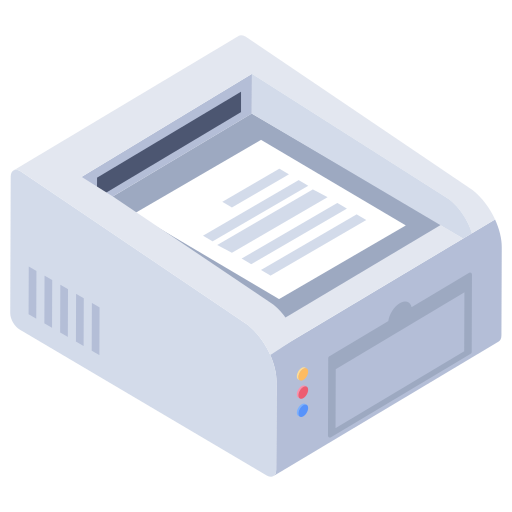 printer Generic Isometric icoon