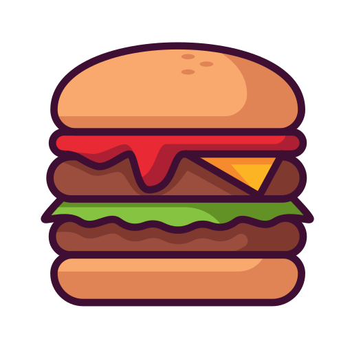 hamburguesa Generic Outline Color icono