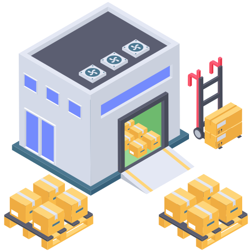 Storage stacks Generic Isometric icon