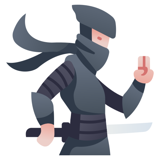 ninja MaxIcons Flat icono