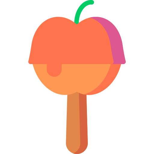 gekarameliseerde appel Special Flat icoon