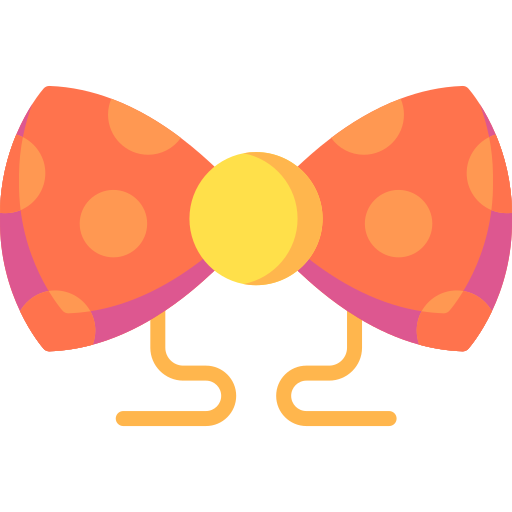 vlinderdas Special Flat icoon