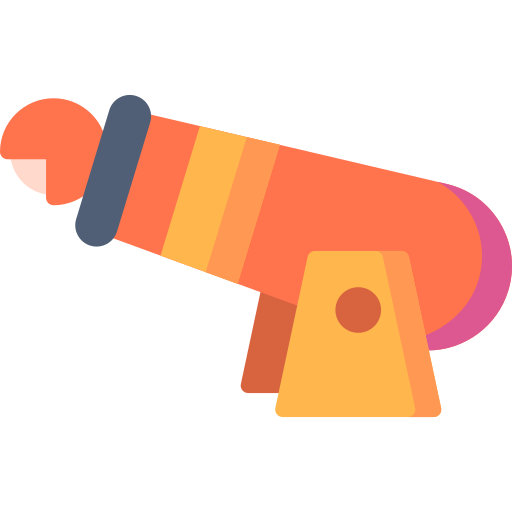 Human cannonball Special Flat icon