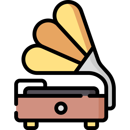 gramofon Special Lineal color ikona