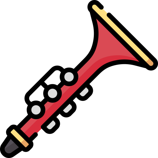 klarinet Special Lineal color icoon