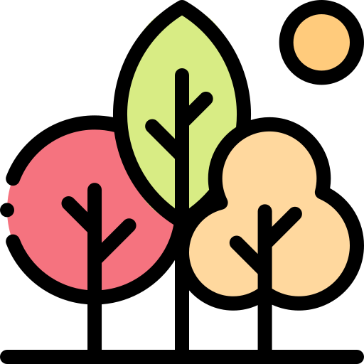 natur Detailed Rounded Lineal color icon