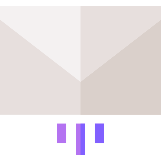 Электронное письмо Basic Straight Flat иконка