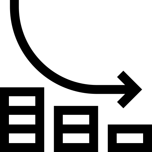 pertes Basic Straight Lineal Icône