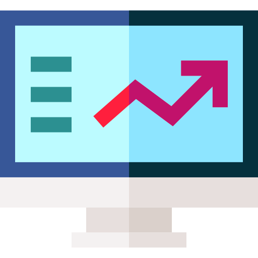 コンピューター Basic Straight Flat icon