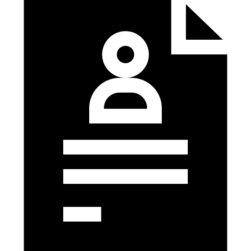 cv Basic Straight Filled Icône