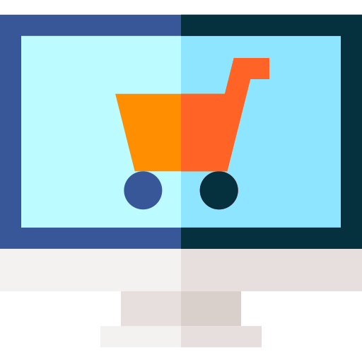 online shop Basic Straight Flat icon